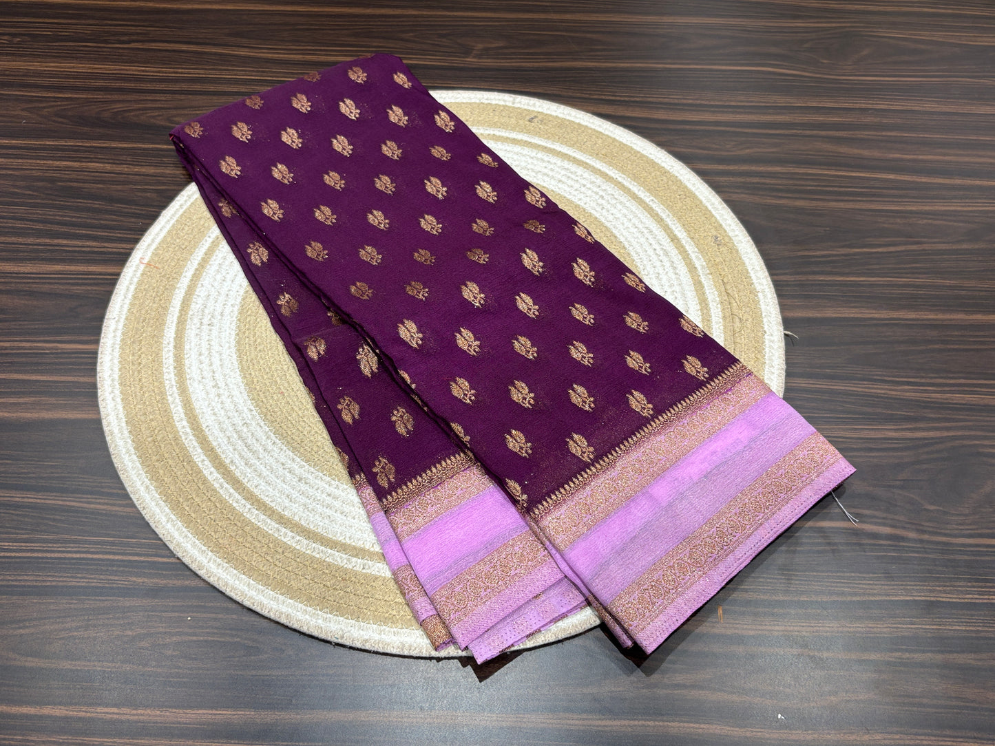 Chiffon georgette saree