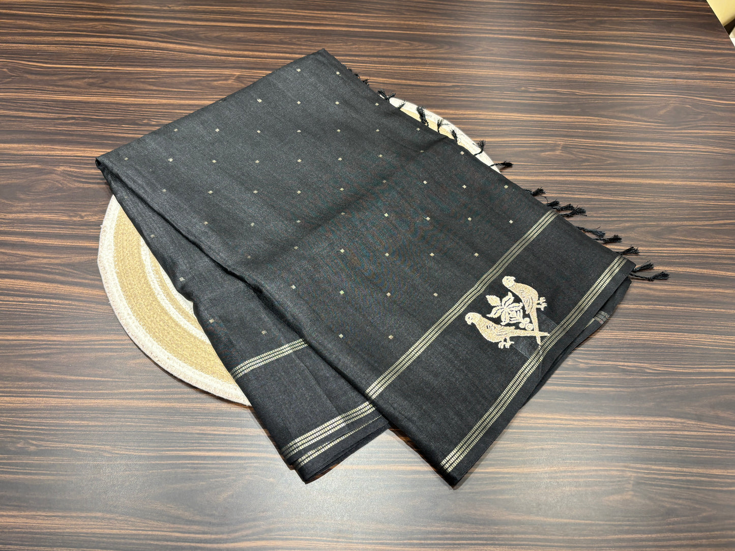 Soft tussar saree