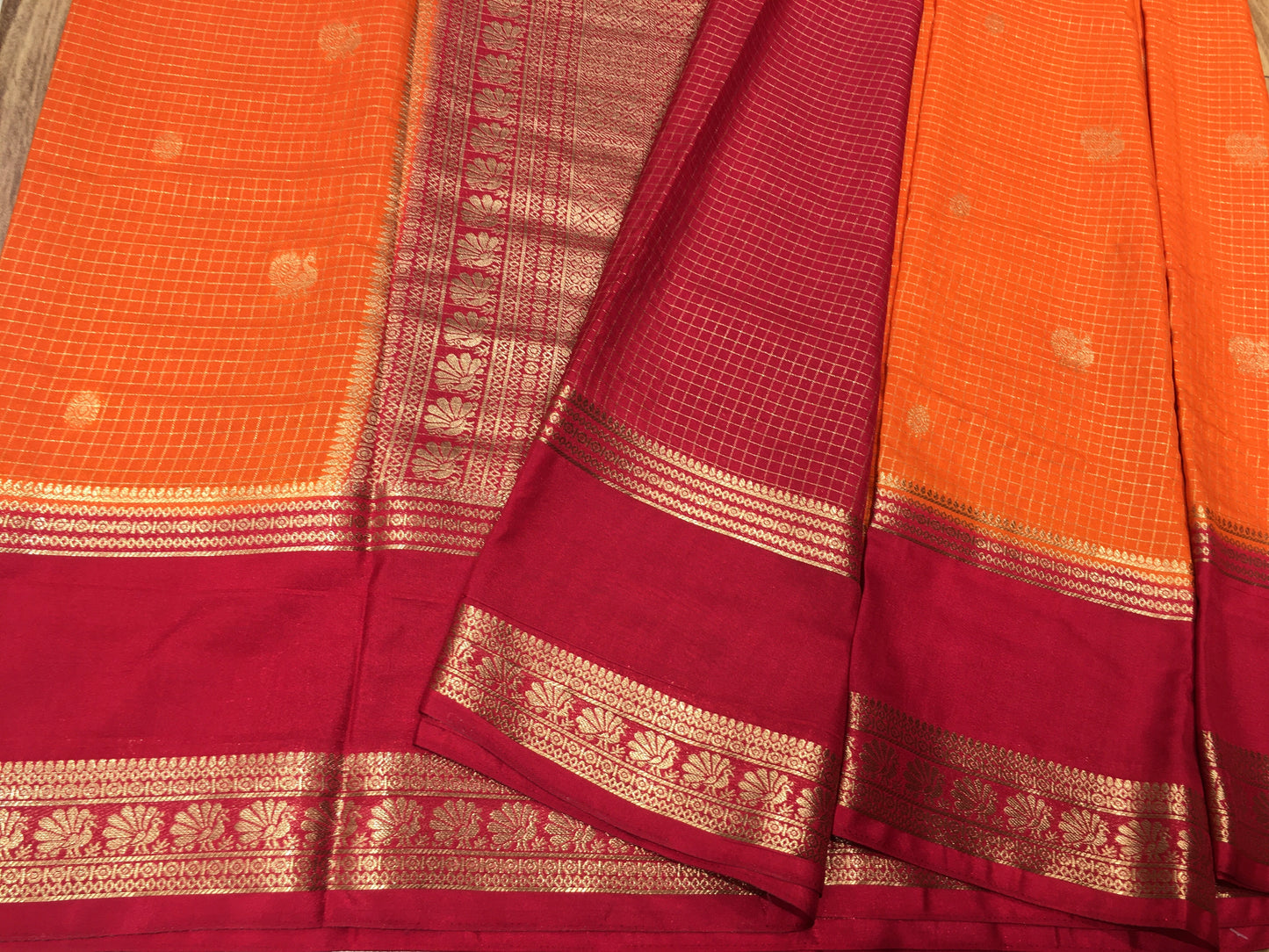 Semi Mysore Crape Silk