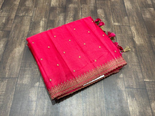 Soft tussar saree