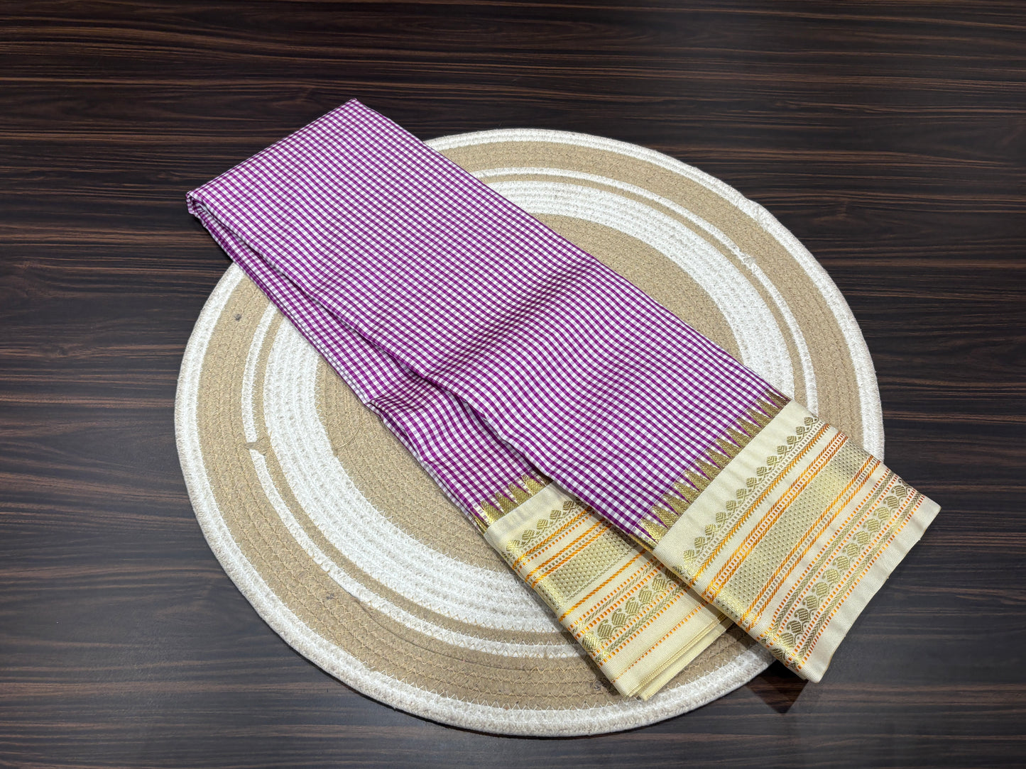 Semi Kanchipuram silk