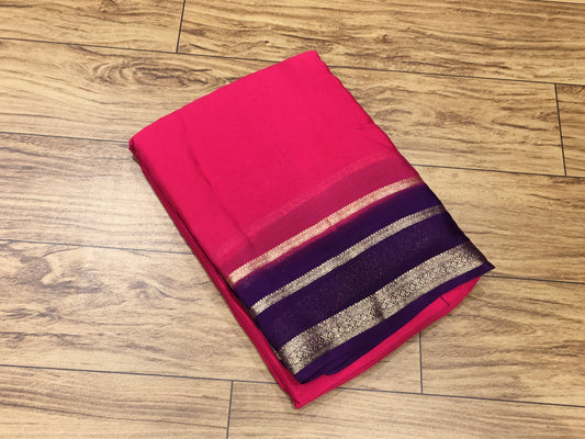 Semi Mysore Crape Silk