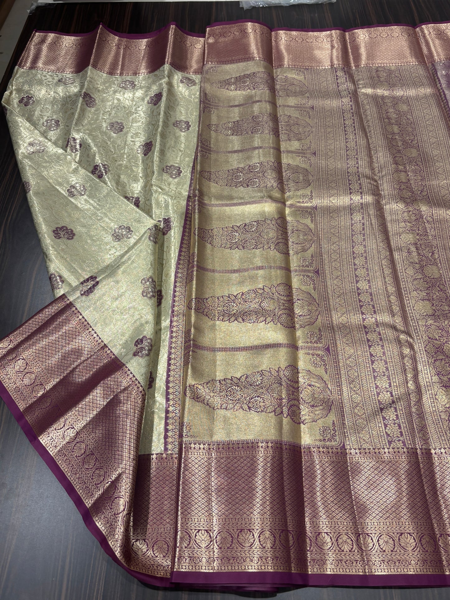 Semi Kanchipuram silk