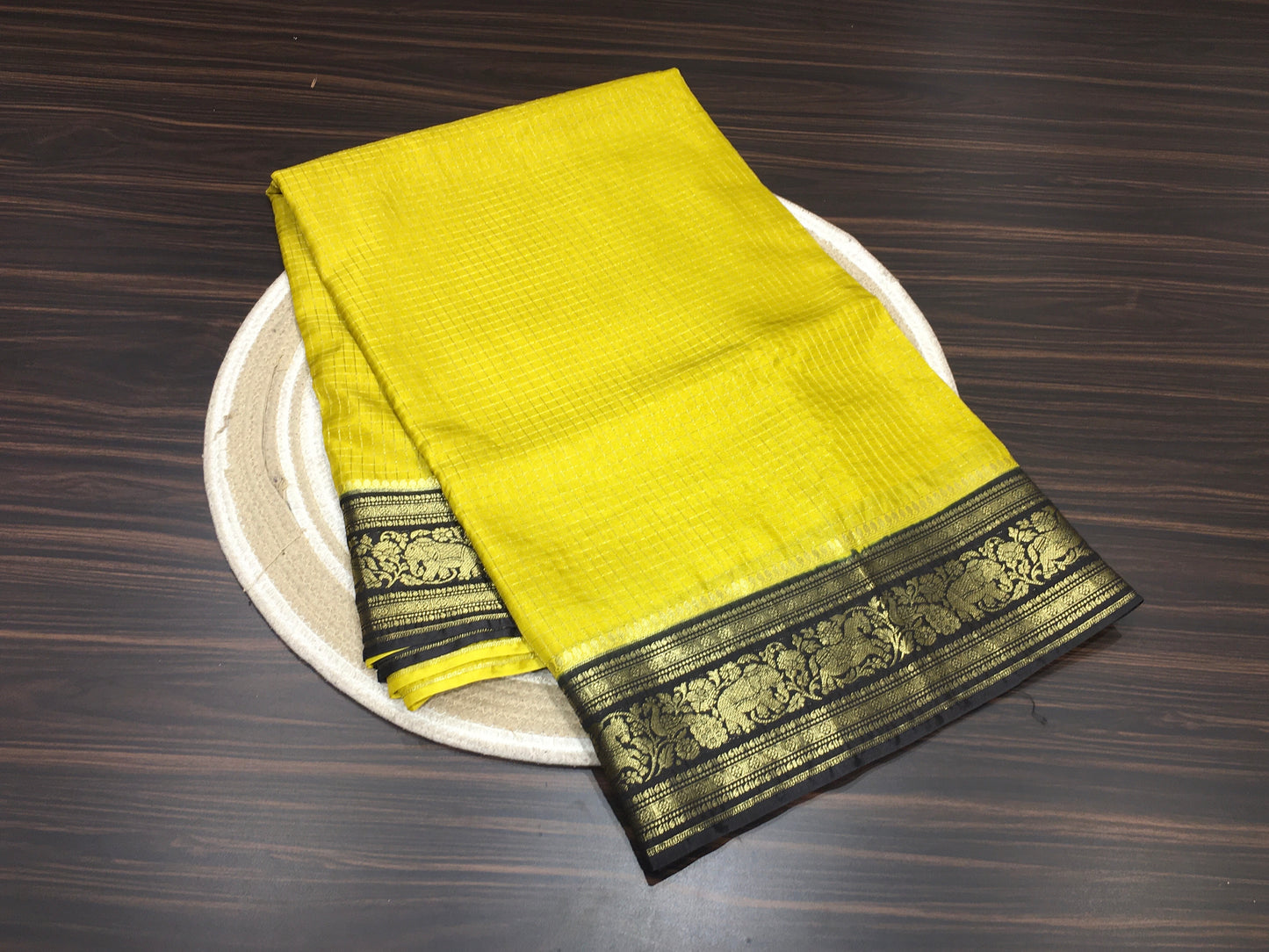 Semi Mysore Crape Silk