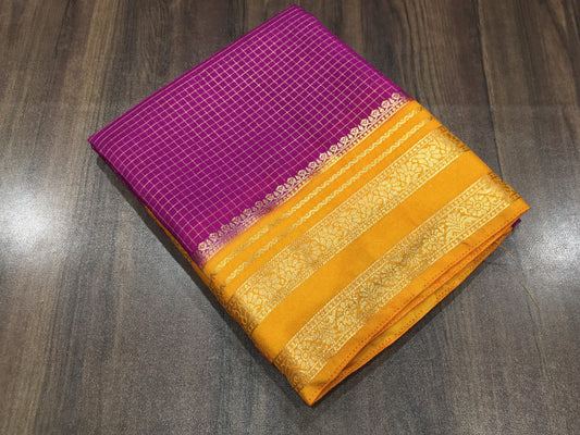 Semi Mysore Crape Silk