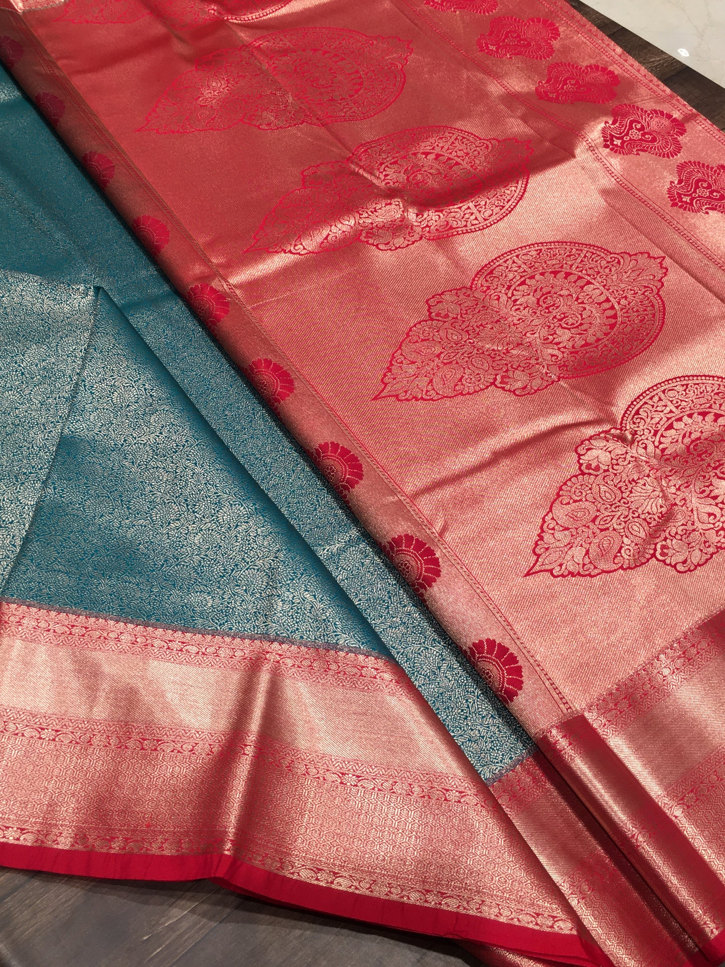 Semi Kanchipuram silk