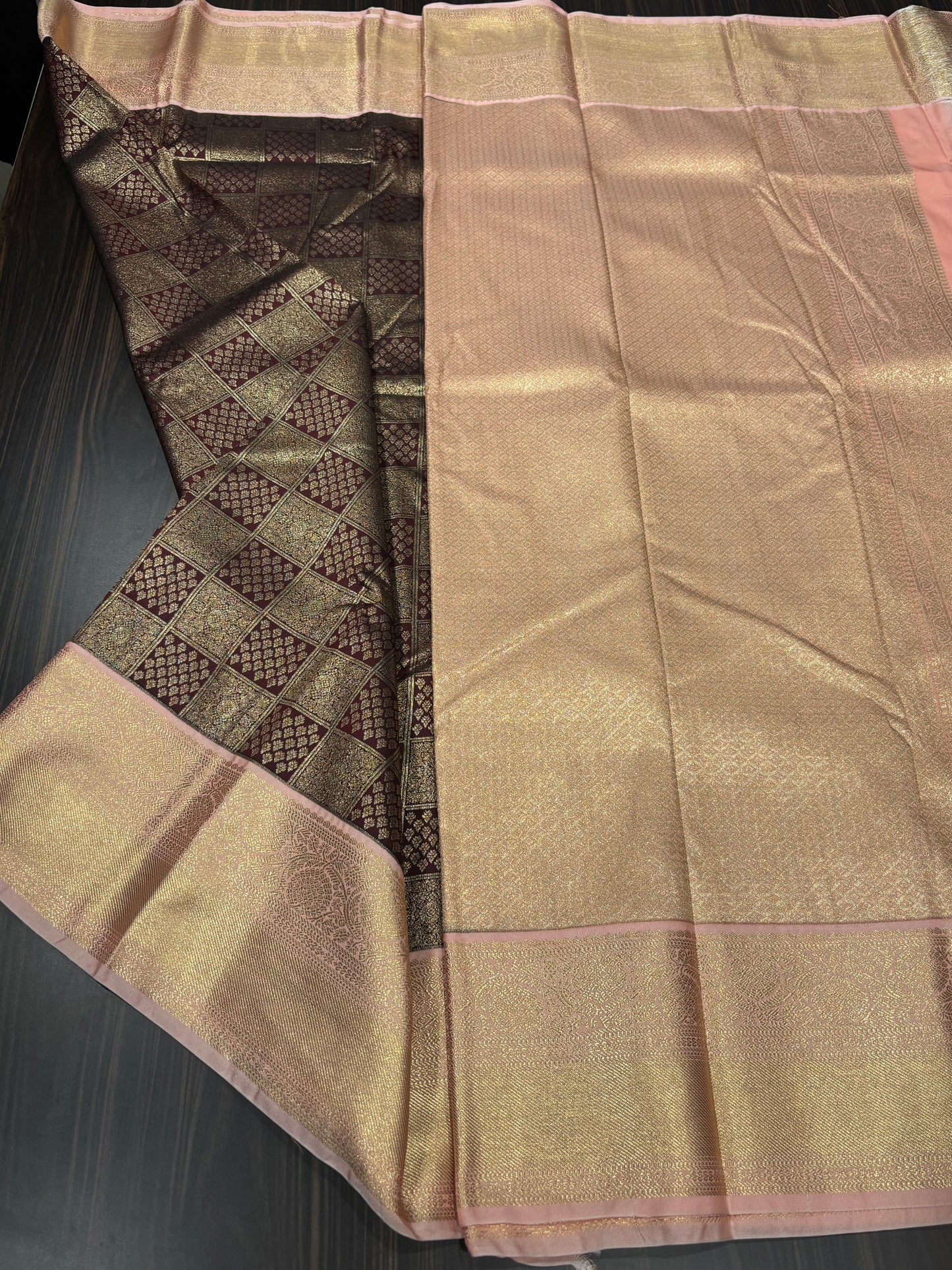 Semi Kanchipuram silk