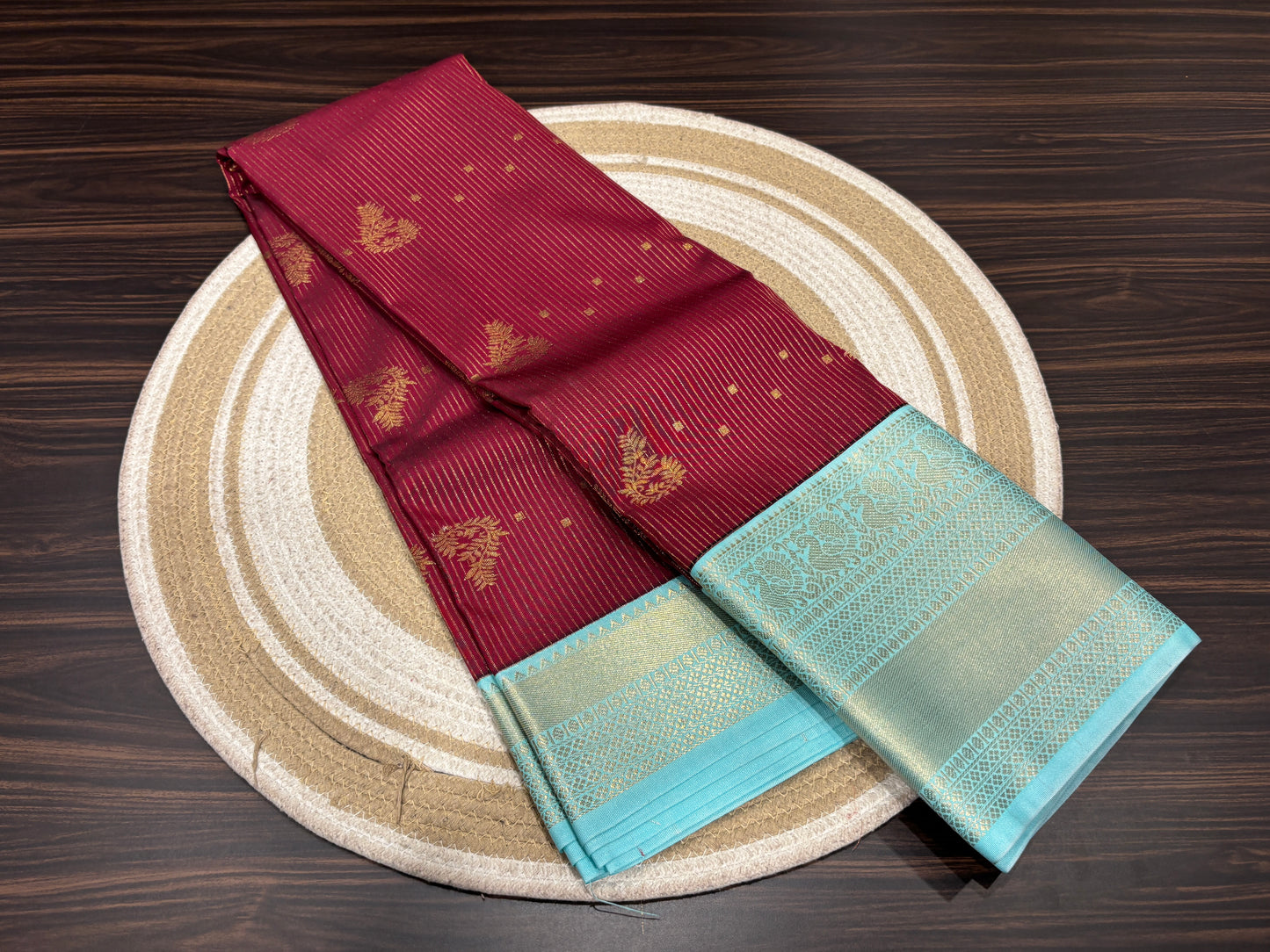 Semi Kanchipuram silk