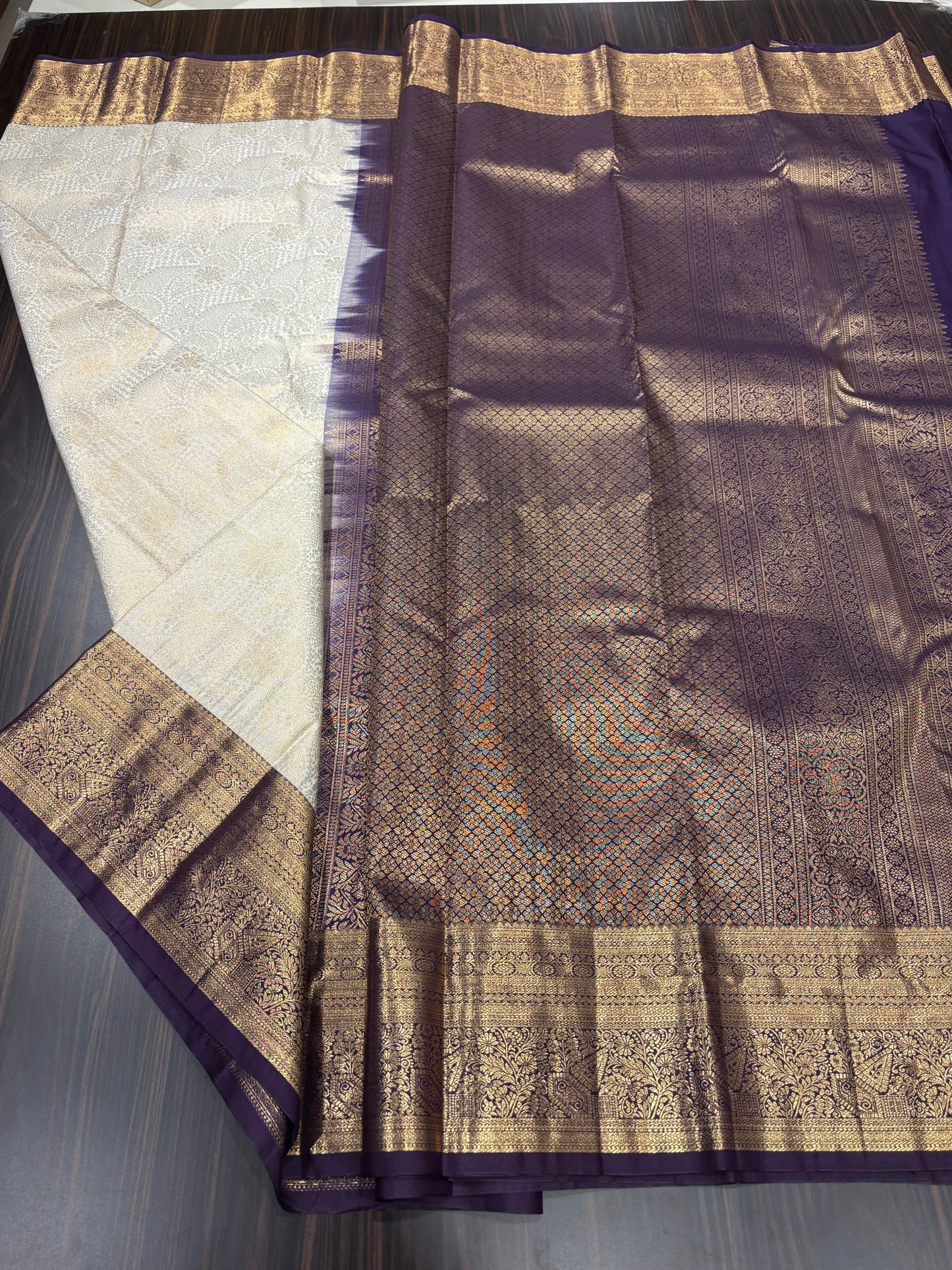 Semi Kanchipuram silk
