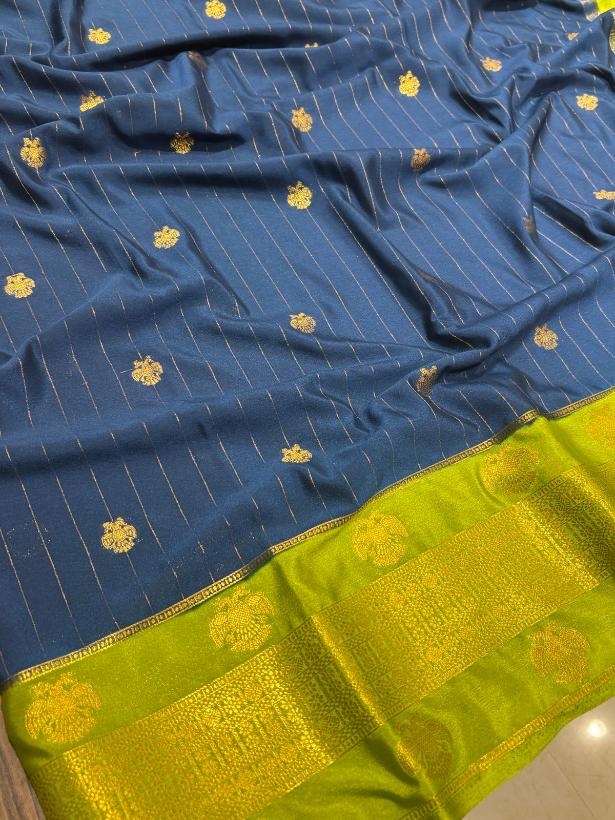 Semi Mysore Crape Silk