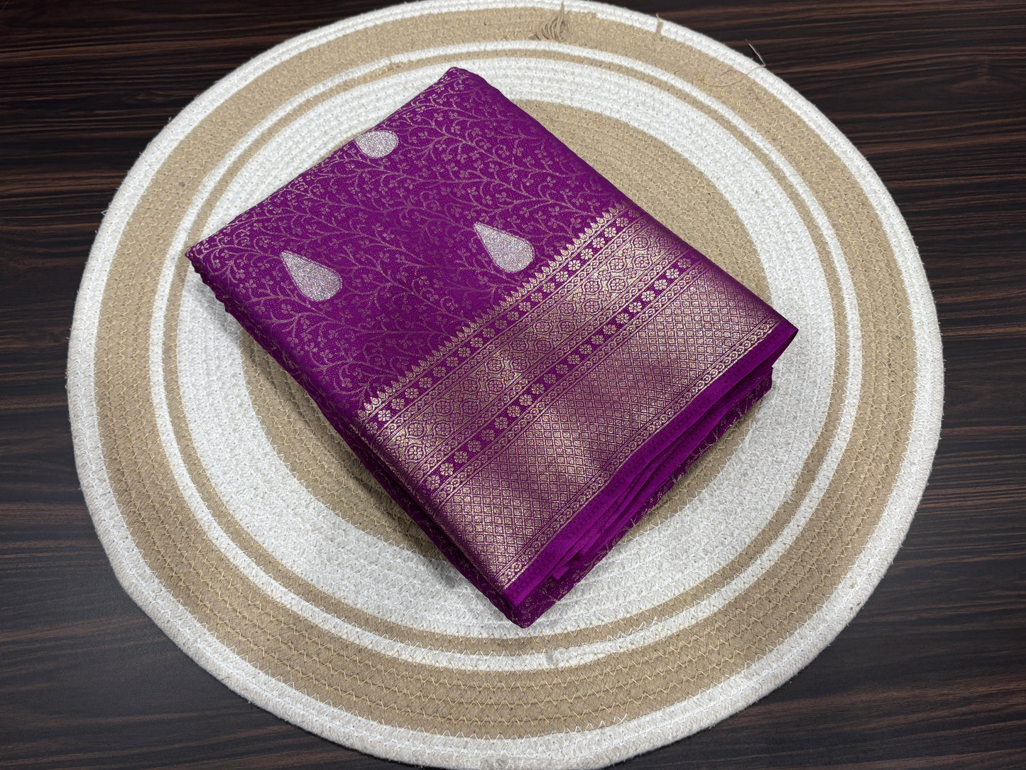 Chiffon georgette saree