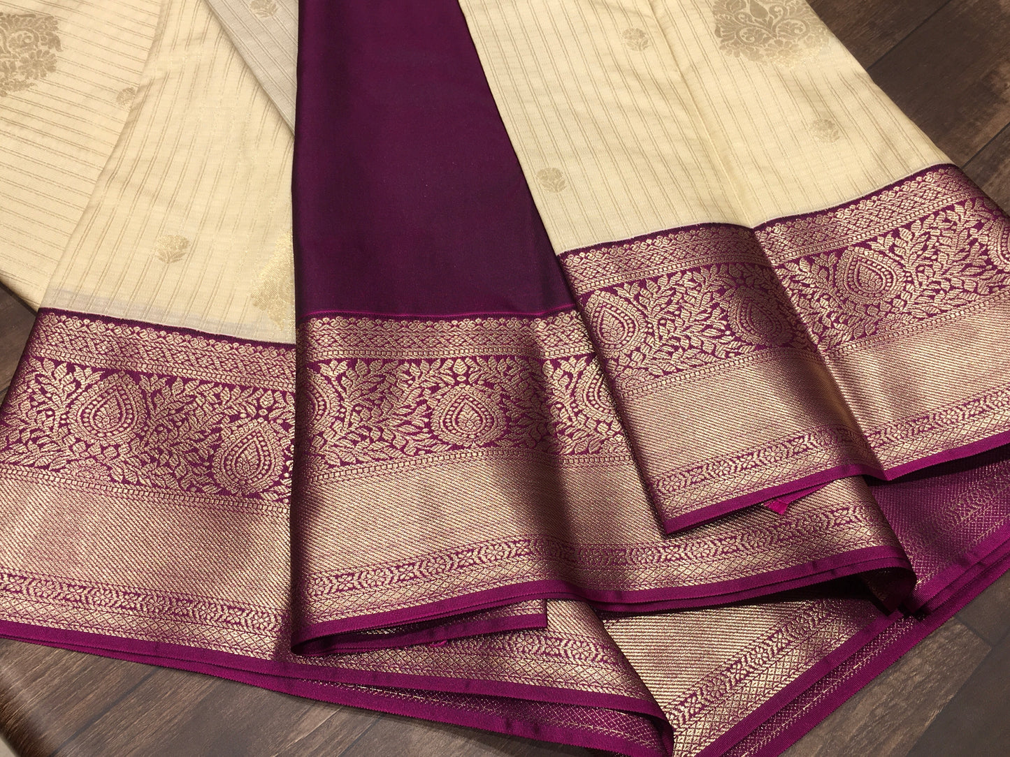 Semi Kanchipuram silk