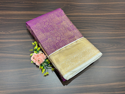 Semi Kanchipuram silk