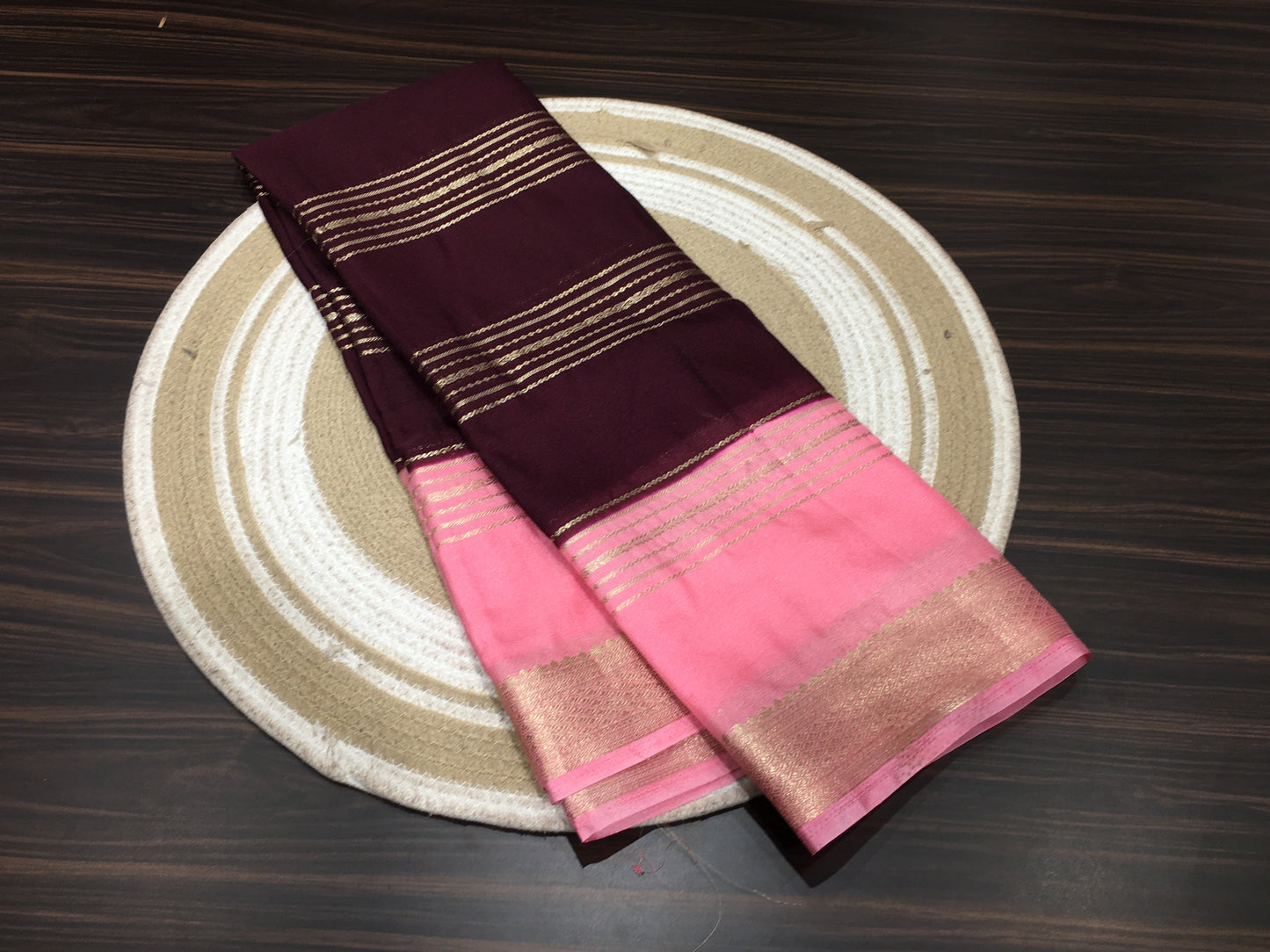 Mysore crape saree