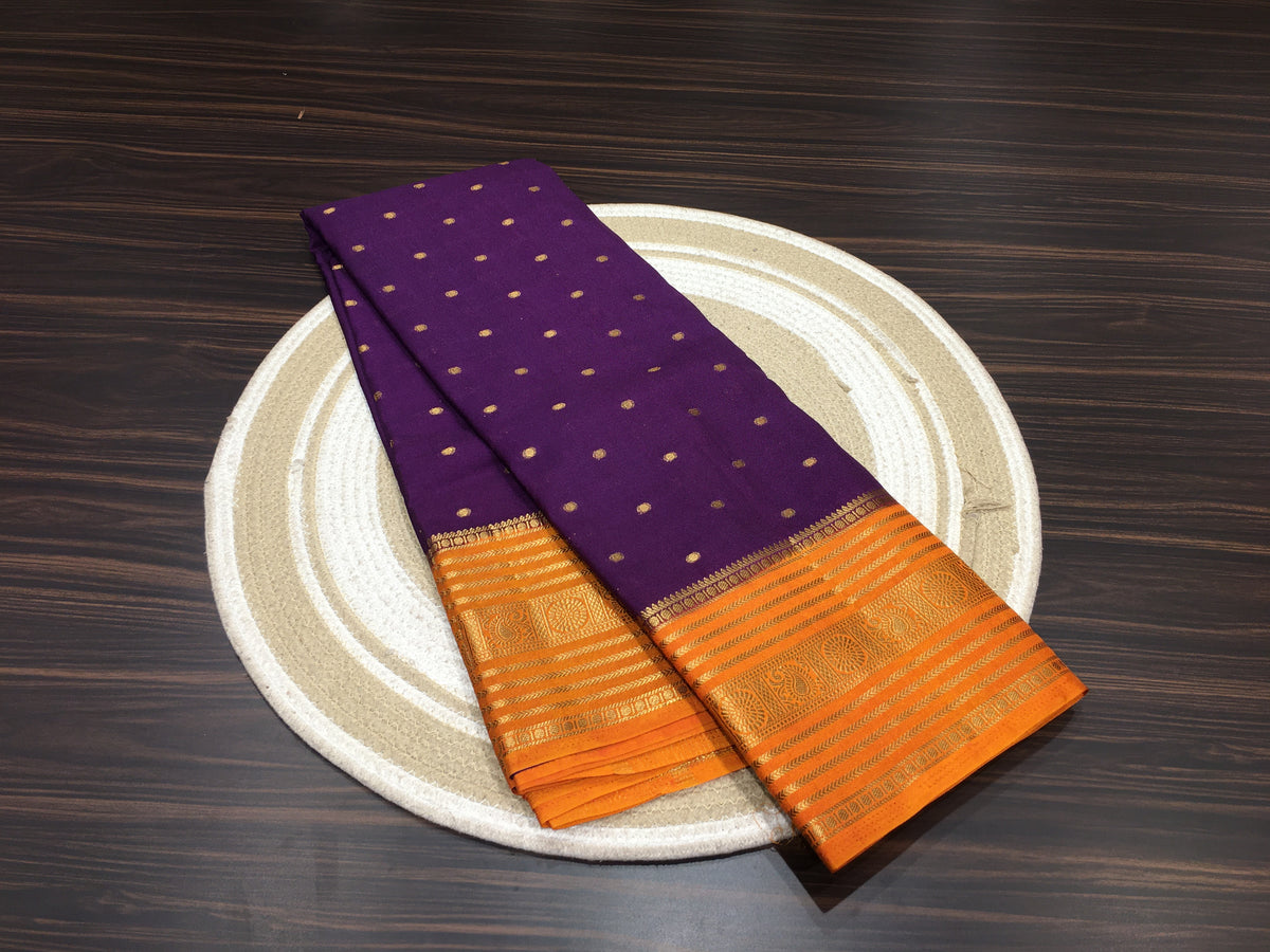 Semi Mysore Crape Silk