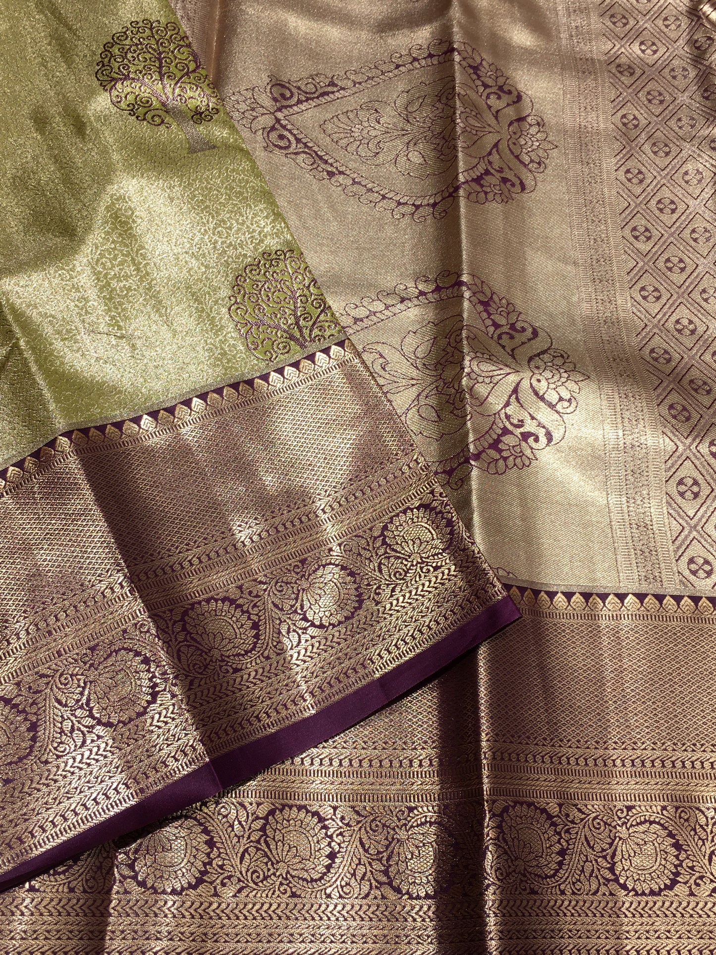 Semi kanchipuram tissue