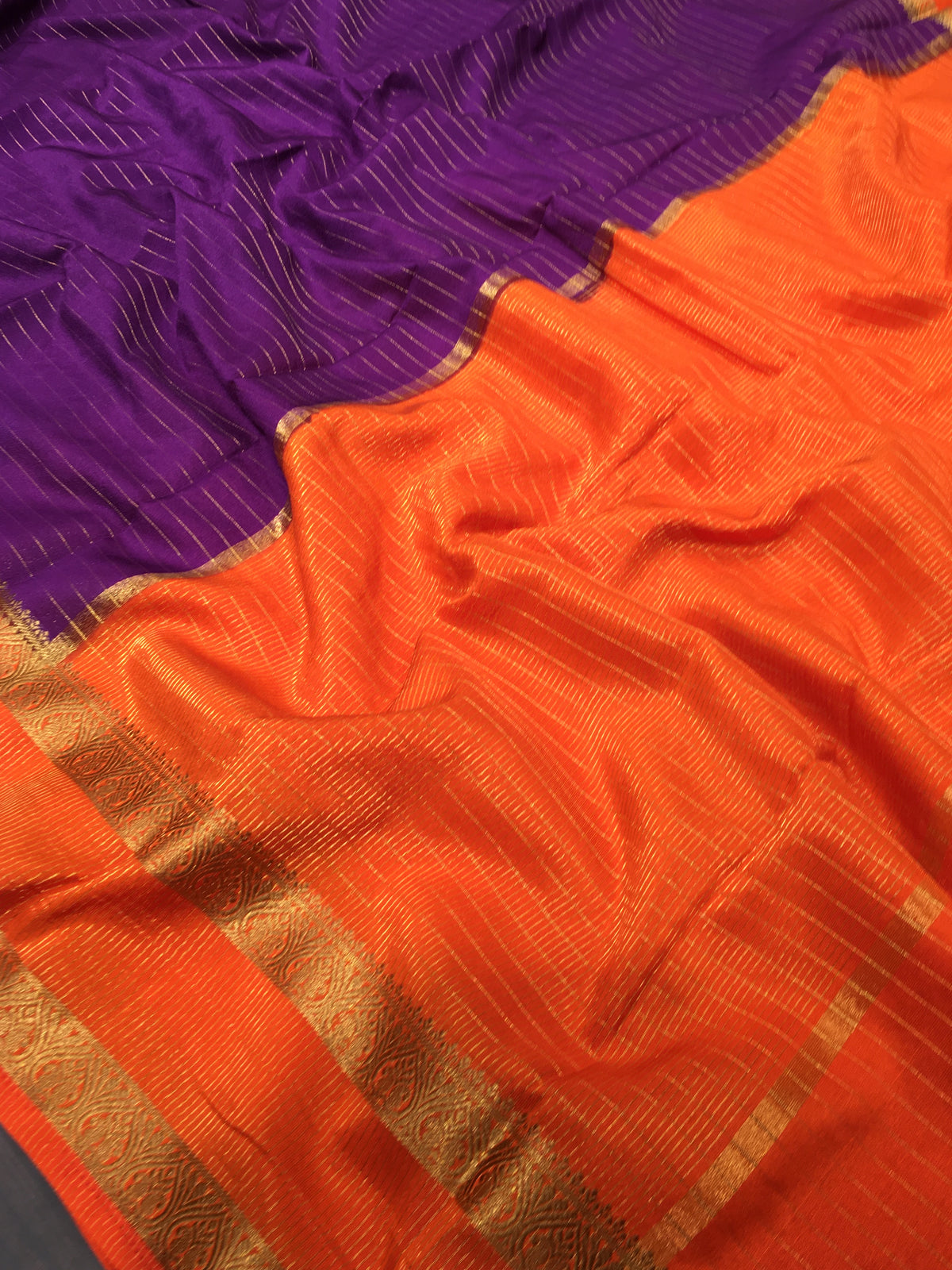 Semi Mysore Crape Silk