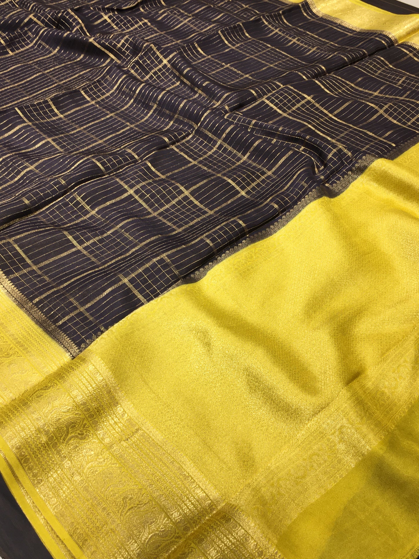 Semi Mysore Crape Silk