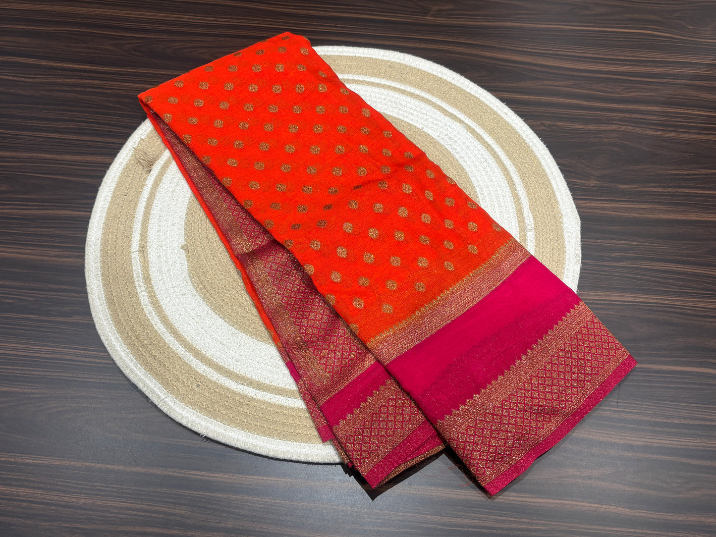 Chiffon georgette saree