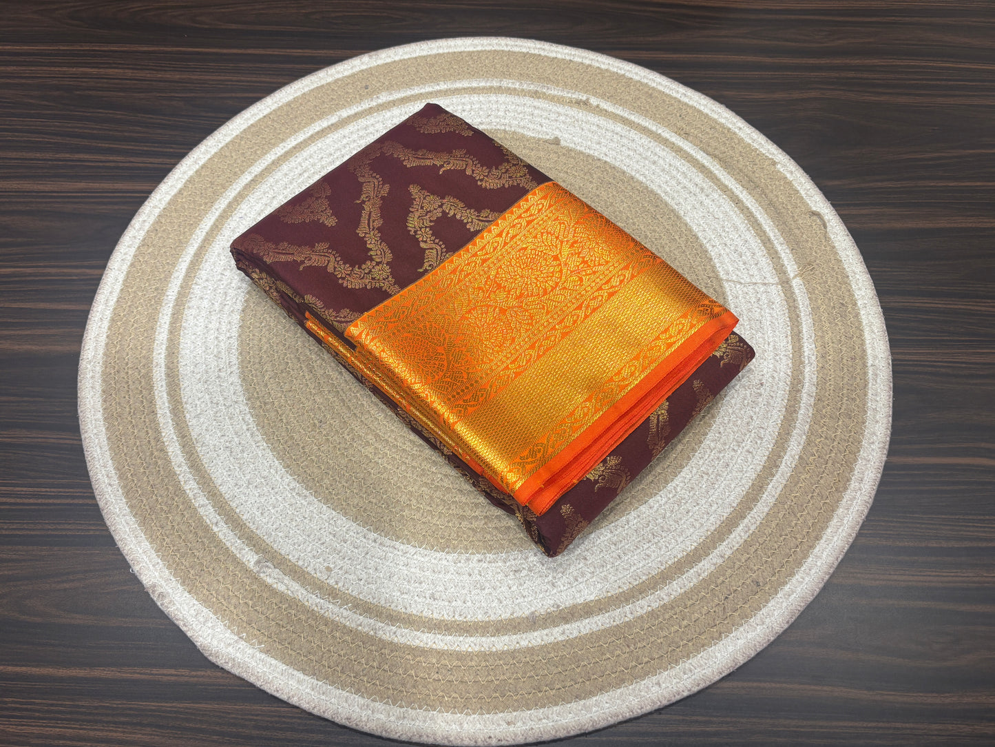 Semi Kanchipuram silk