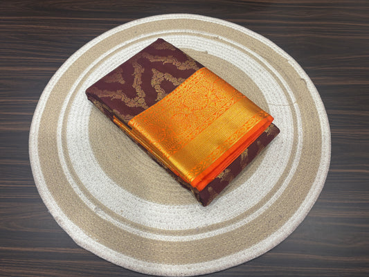 Semi Kanchipuram silk