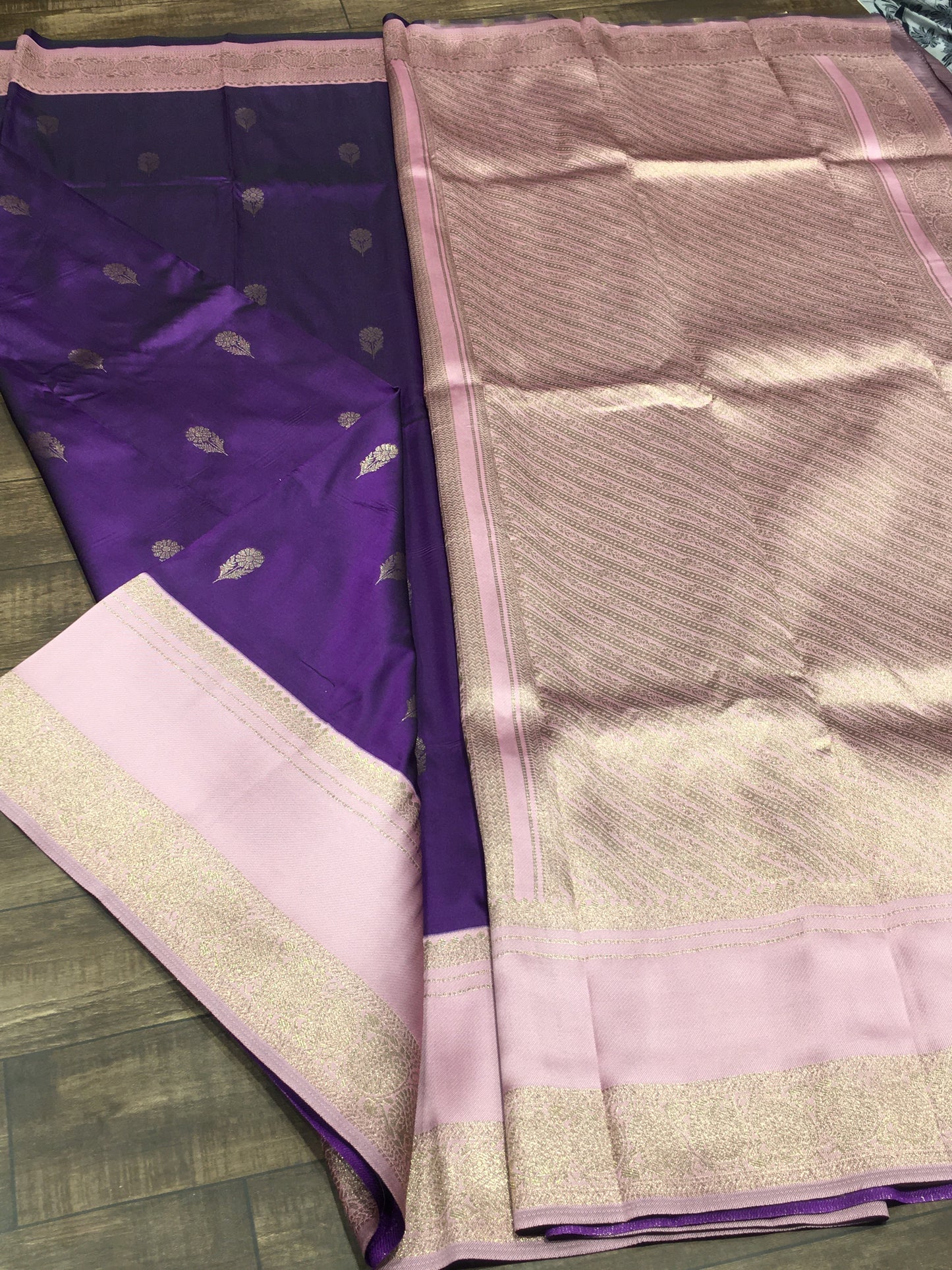 satin crape saree