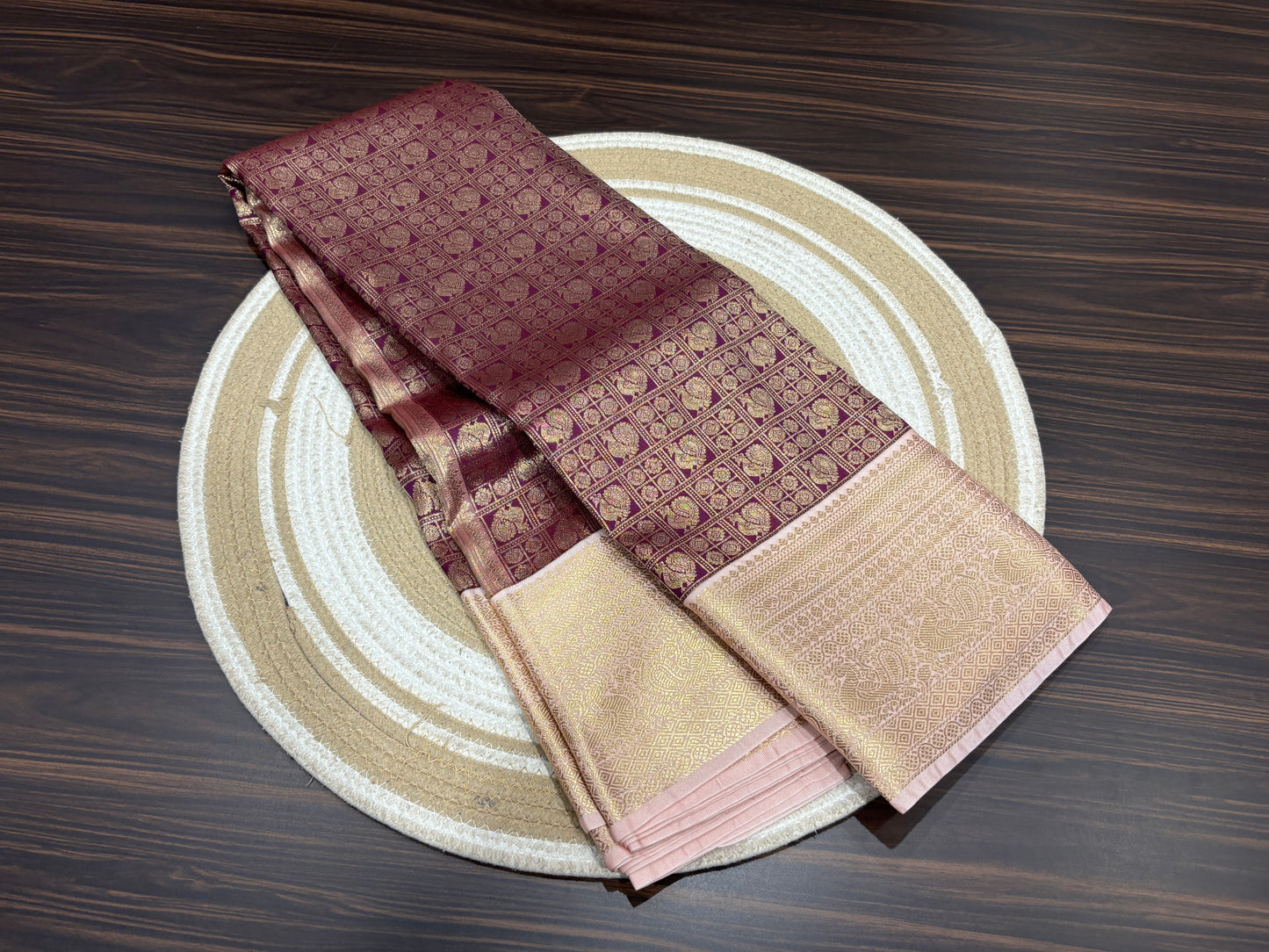Semi Kanchipuram silk