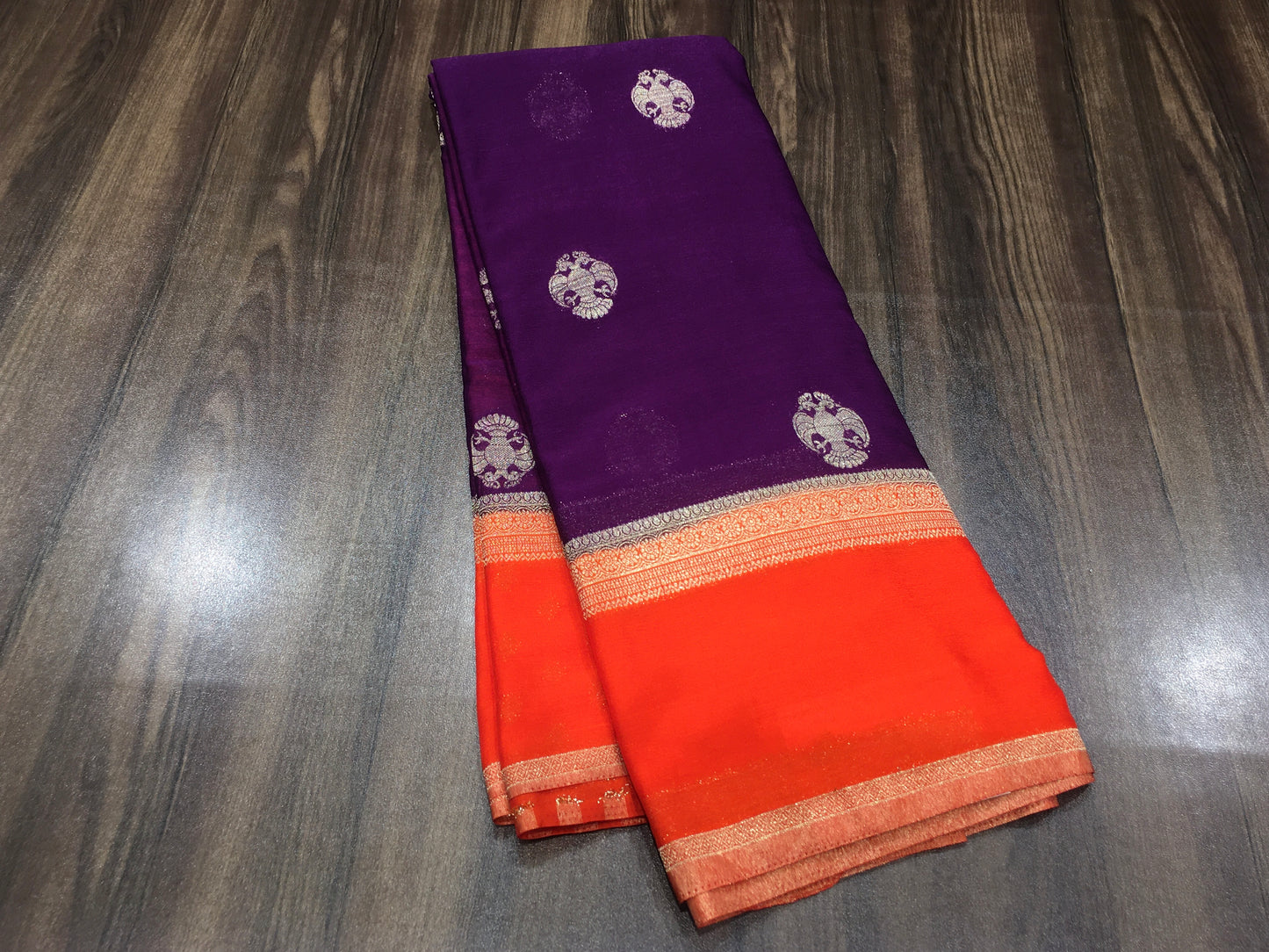 Chiffon Crape Saree