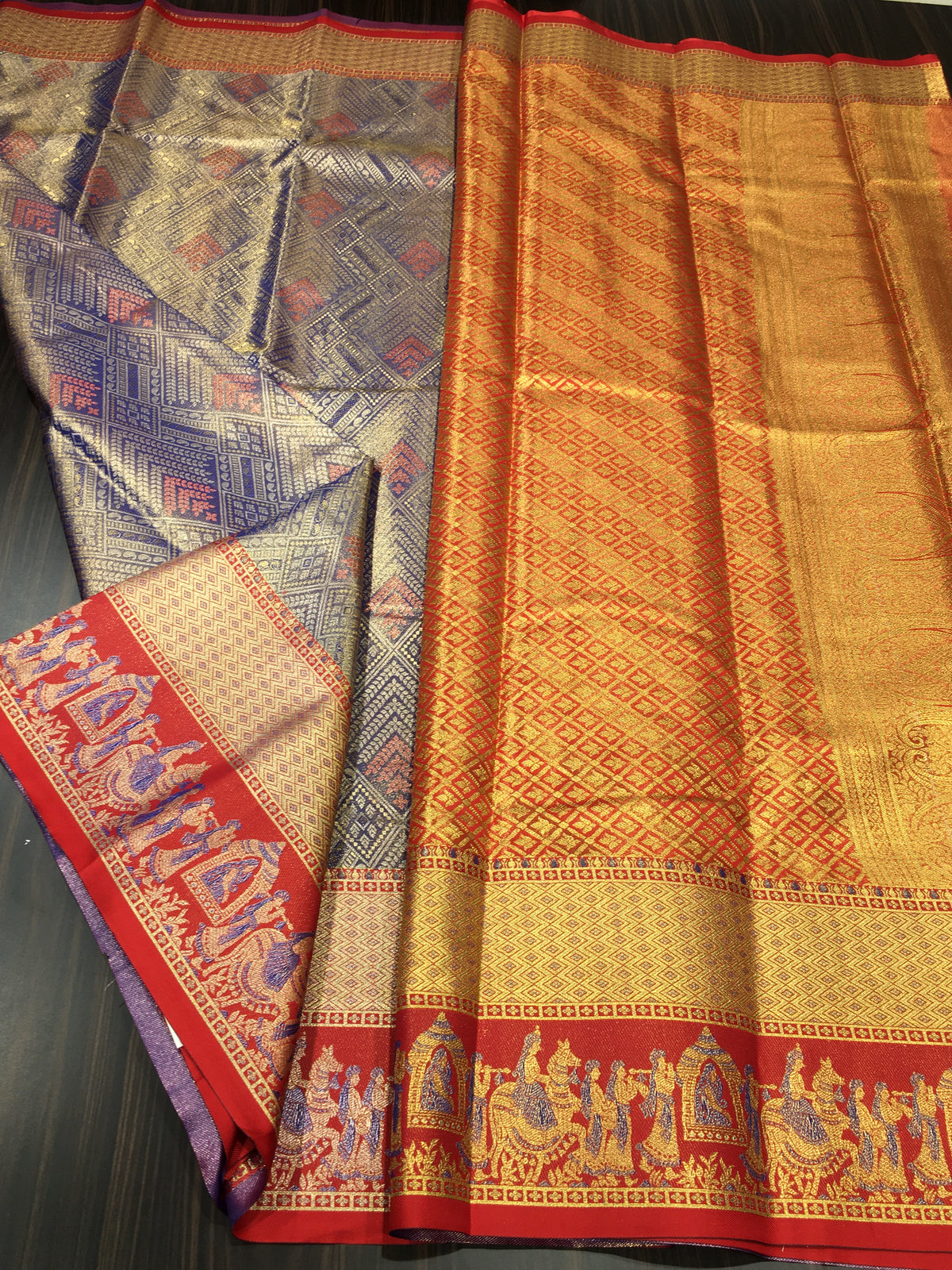 Semi Kanchipuram tissue