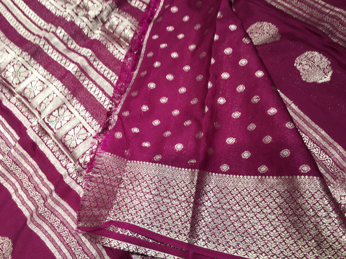 Chiffon Crape Saree
