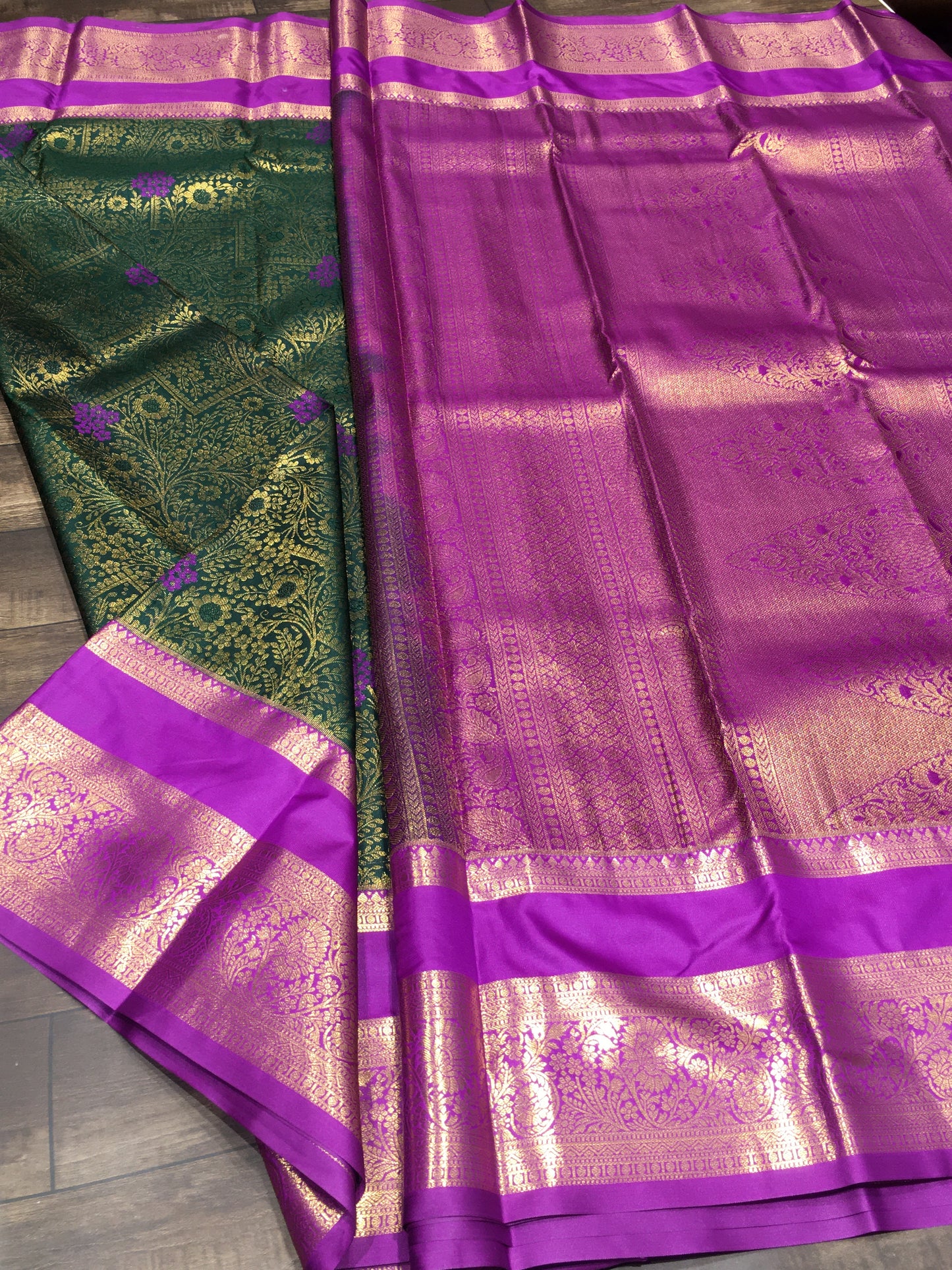Semi Kanchipuram silk