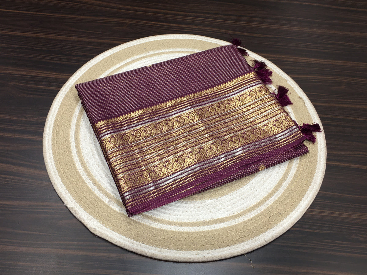 Semi Mysore Crape Silk