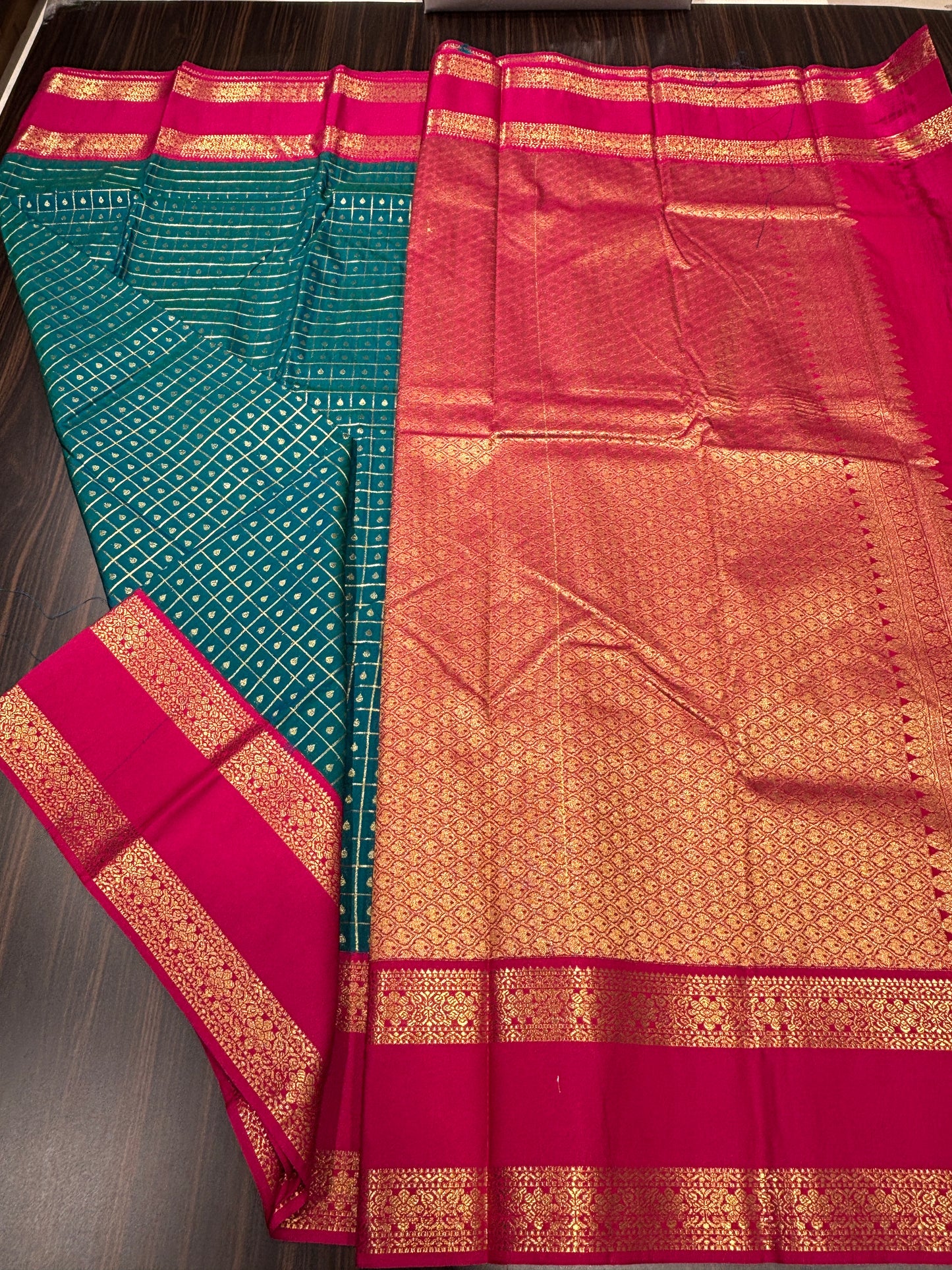 Semi Kanchipuram silk