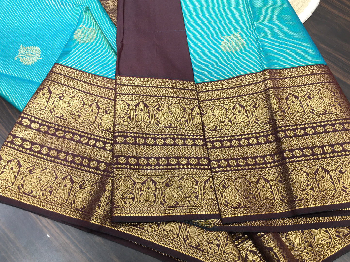 Semi Kanchipuram silk