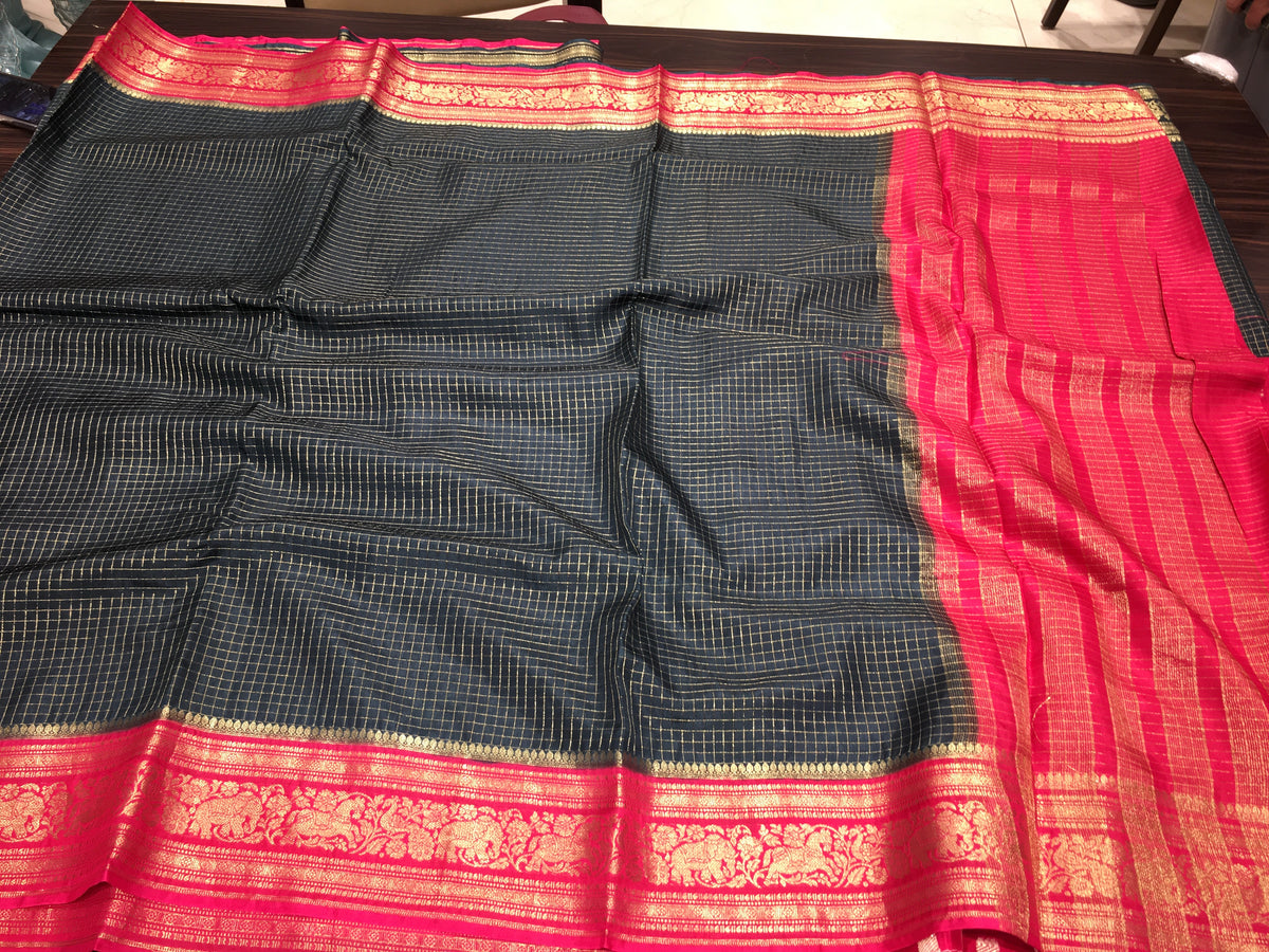 Semi Mysore Crape Silk