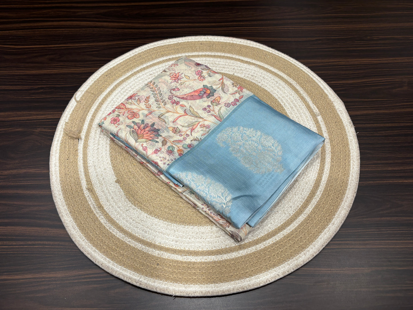 Semi tussar silk saree