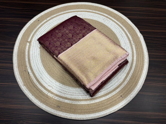Semi Kanchipuram silk