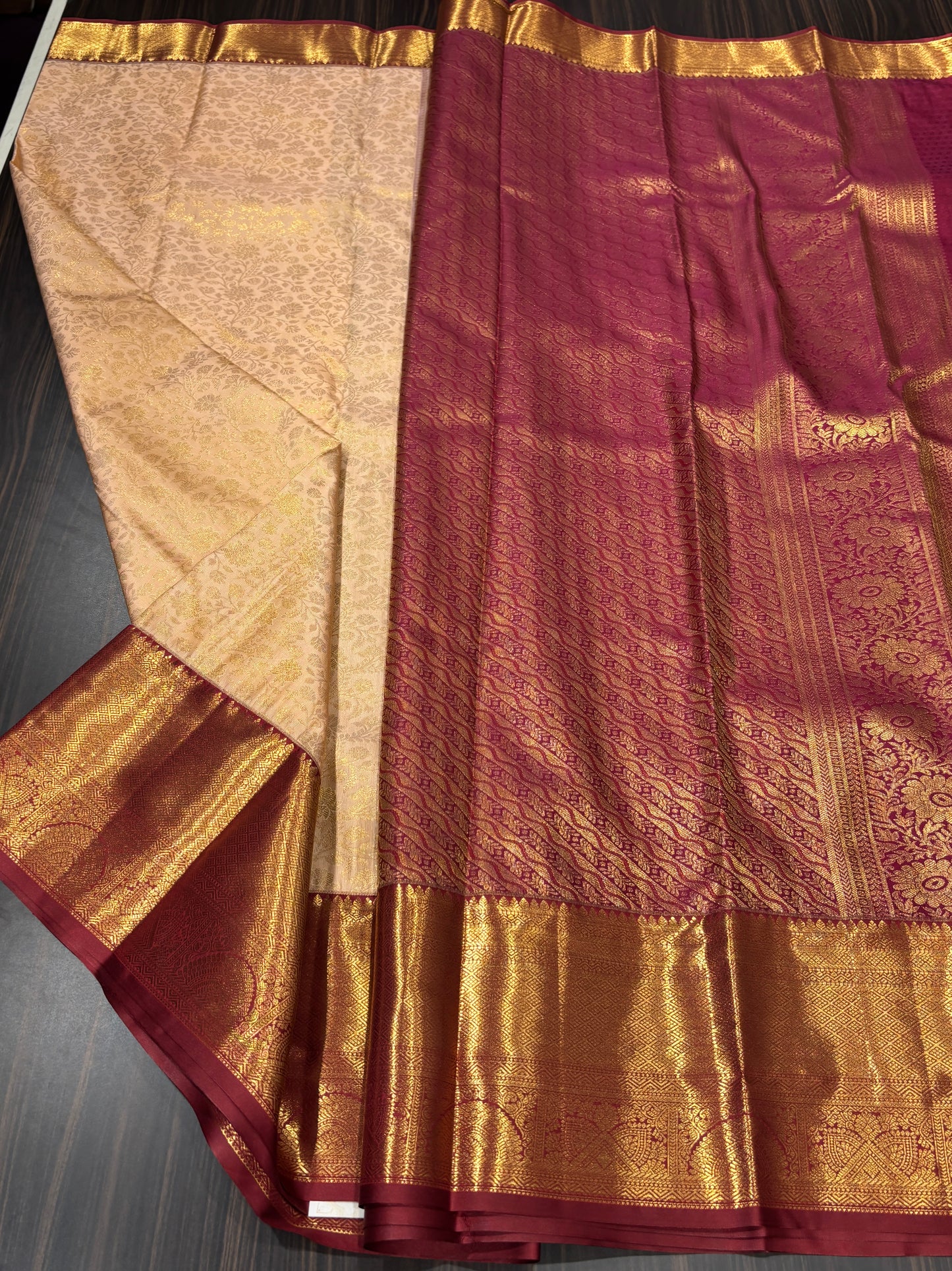 Semi Kanchipuram silk