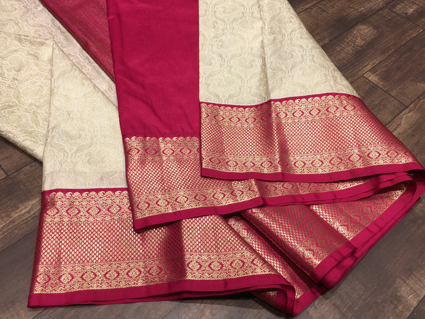 Semi Kanchipuram silk