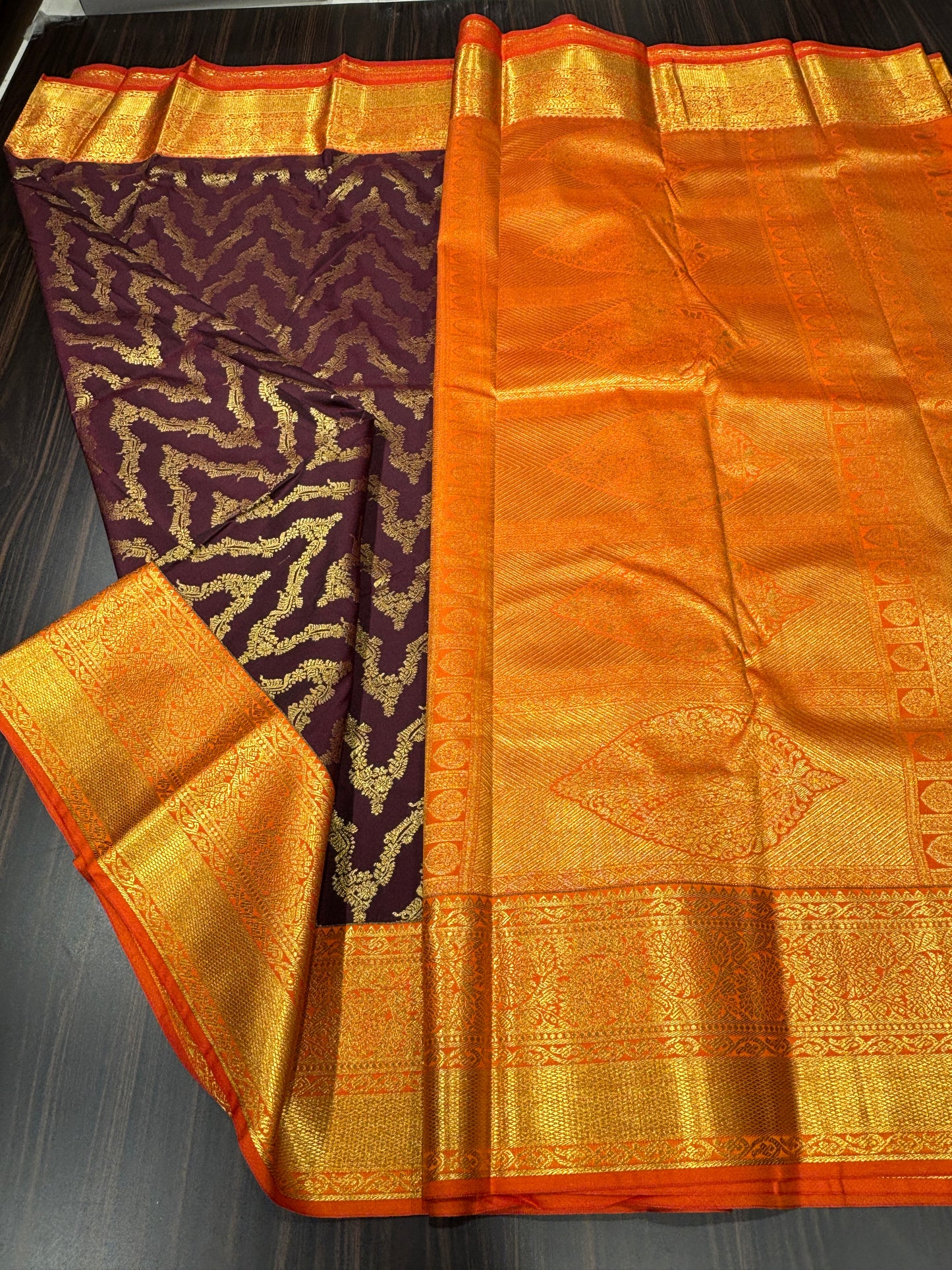 Semi Kanchipuram silk