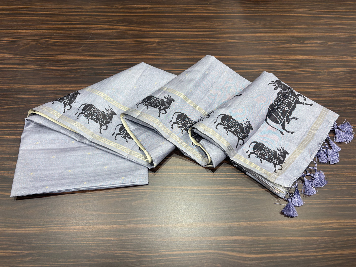 Soft tussar saree