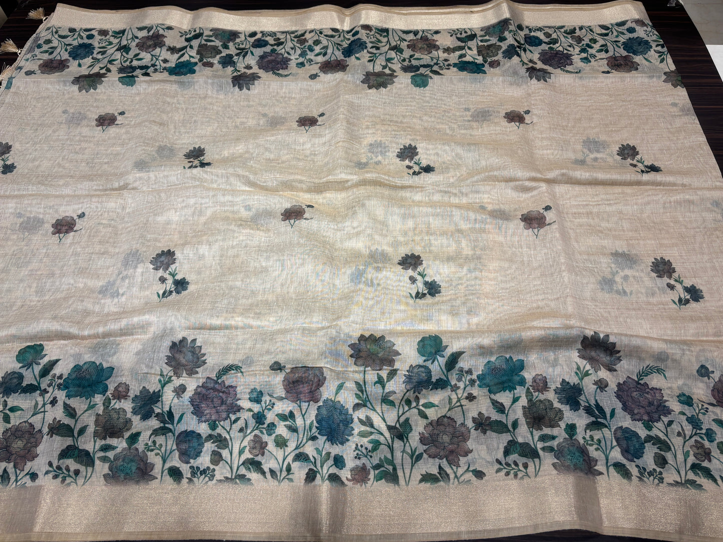 Fancy cotton saree