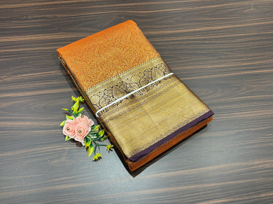 Semi Kanchipuram silk