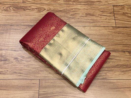 Semi Kanchipuram brocade