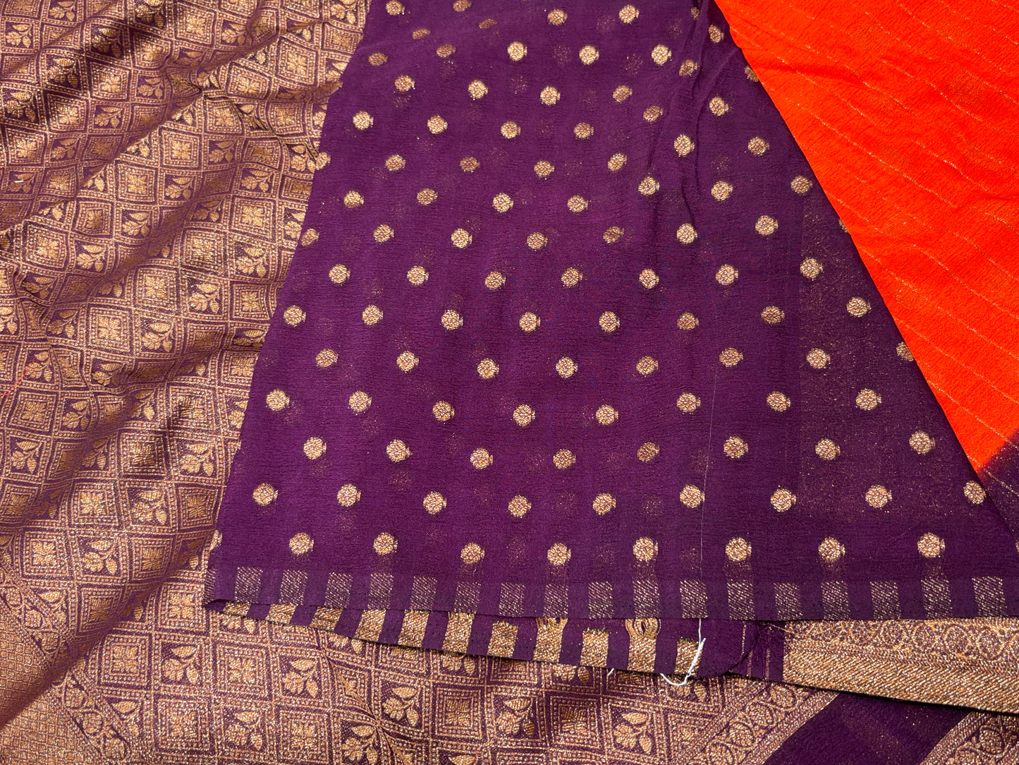 Chiffon georgette saree