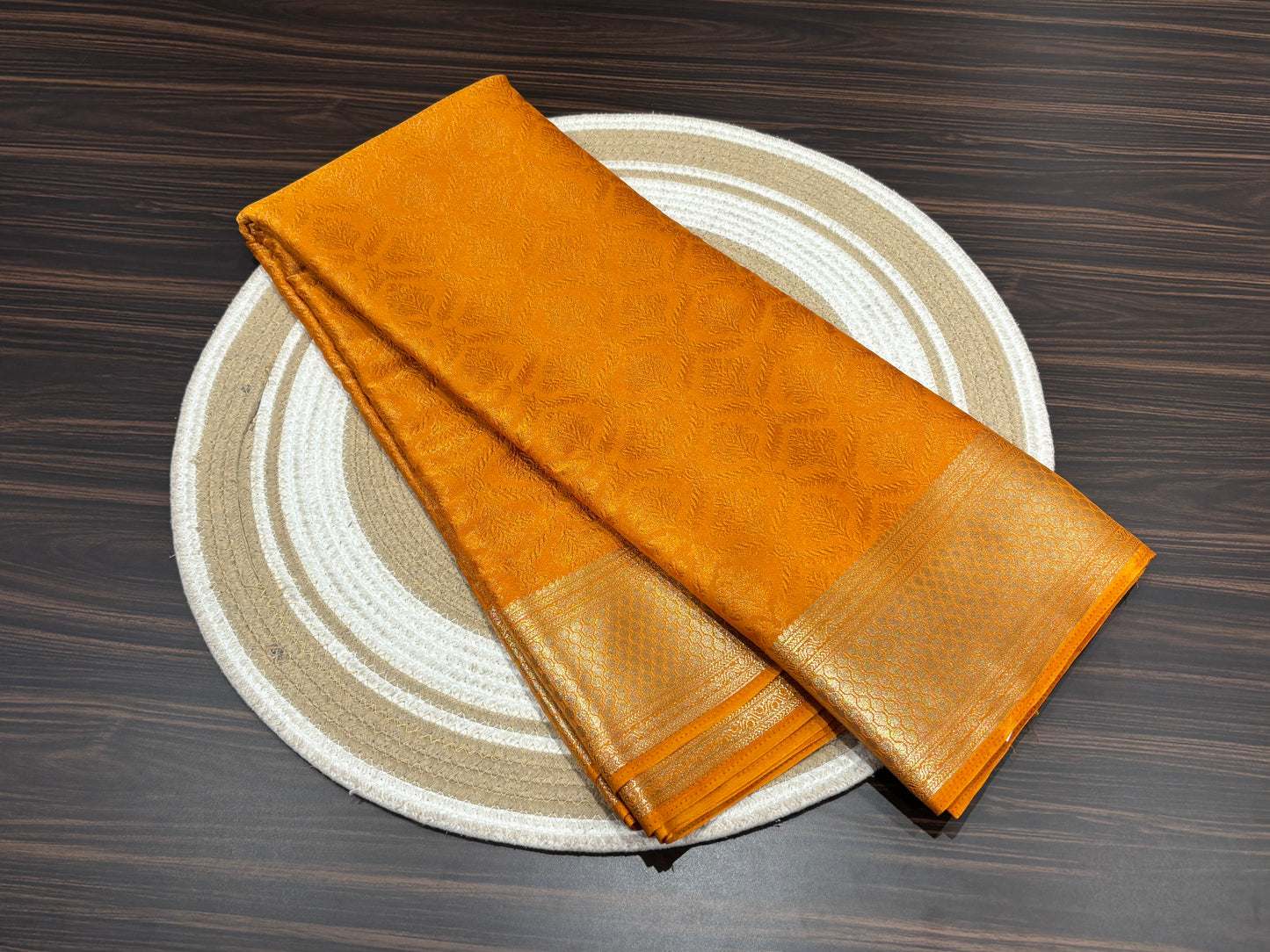 Chiffon crape saree