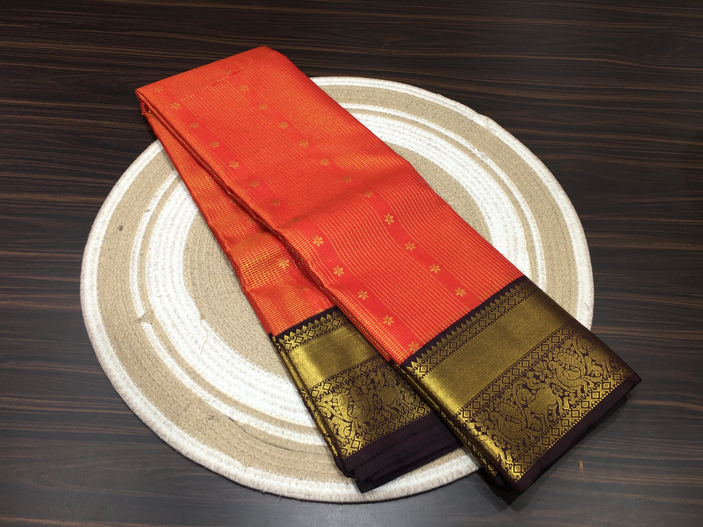 Semi Kanchipuram silk
