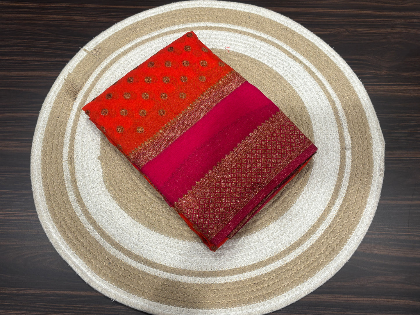 Chiffon georgette saree