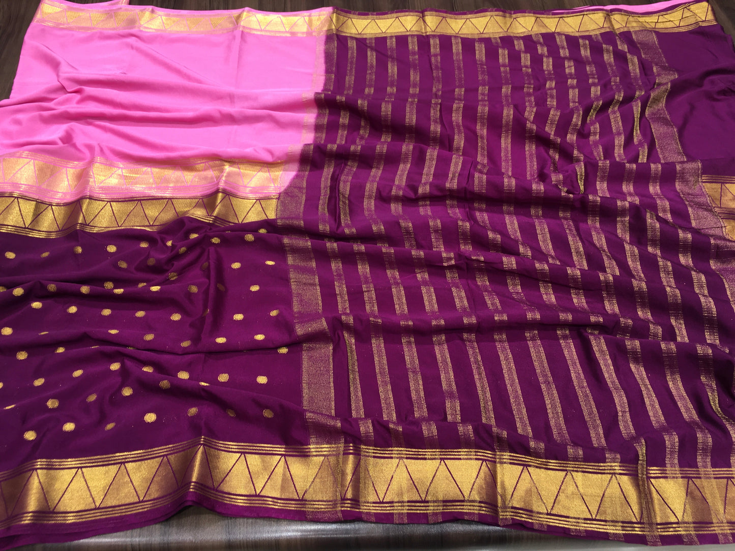 Semi Mysore Crape Silk