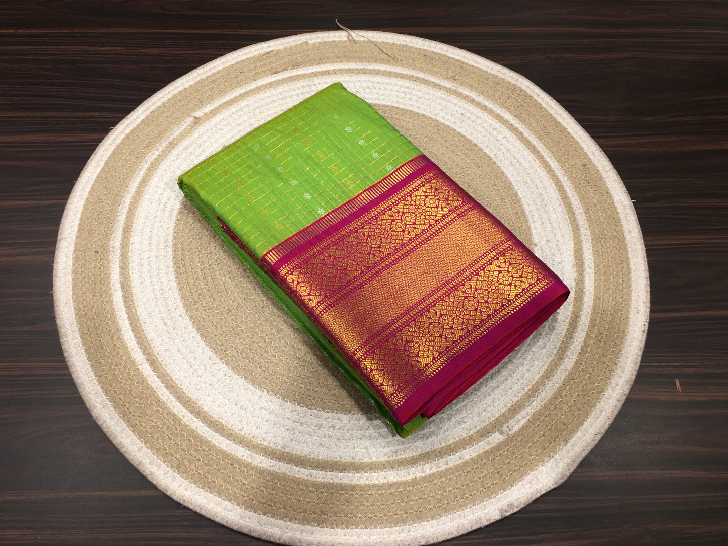 Semi Kanchipuram silk
